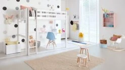 Flexworld Hoekblad Wit - Ruimtebesparend Kinderbureau voor Hoogslapers 7 Flexworld Hoekblad Wit - Ruimtebesparend Kinderbureau voor Hoogslapers -Beter Bed Winkel Hoekblad Flexworld wit 3