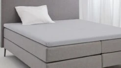 Kayori Jersey Kyoto Topper Hoeslaken - 100% Interlock Jersey Zacht Beddengoed -Beter Bed Winkel Hoeslaken Jersey Kyoto topper grijs 1