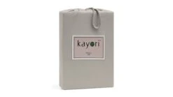 Kayori Kyoto Jersey Hoeslaken - 100% Interlock Katoen - Extra Zacht & Duurzaam -Beter Bed Winkel Hoeslaken Kayori Kyoto zand 4