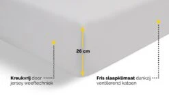 Beter Bed Select Bamboo Hoeslaken - Zijdezacht & Ademend - Voor Matrassen tot 28 cm -Beter Bed Winkel Hoeslaken Perkal 8