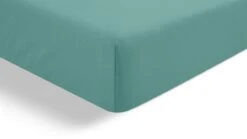 Kayori Shizu Hoeslaken - 100% Perkal Katoen - Matrashoogte tot 40cm -Beter Bed Winkel Hoeslaken Shizu groen 3