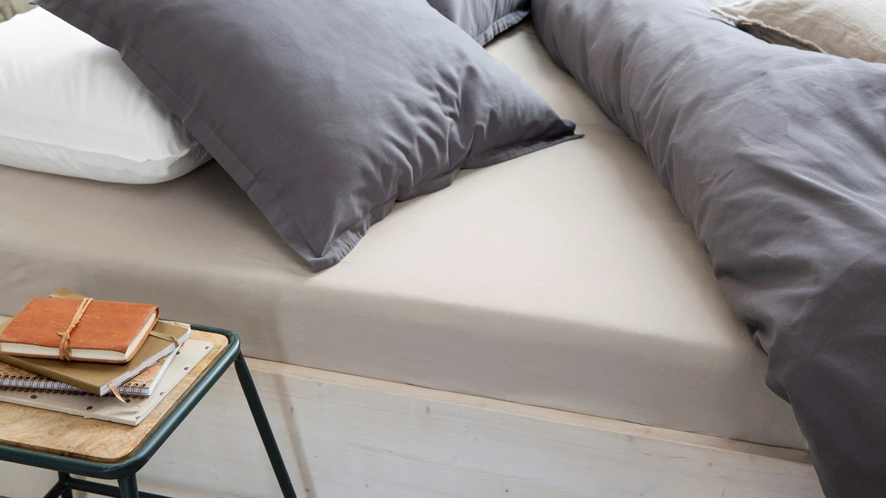 Walra Jersey Stretch Hoeslaken - 100% Gekamd Katoen - Wit/Naturel 4 Walra Jersey Stretch Hoeslaken - 100% Gekamd Katoen - Wit/Naturel - Afbeelding 2