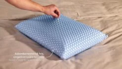 B Bright Airflex Hoofdkussen – Verkoelende TPE Grid & Traagschuim – Ergonomisch & Drukverlagend -Beter Bed Winkel Hoofdkussen B Bright Airflex 2