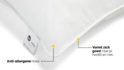 Bamboe Hoofdkussen – Verkoelend & Antiallergisch – Geschikt voor Alle Slaaphoudingen -Beter Bed Winkel Hoofdkussen Bamboe 6