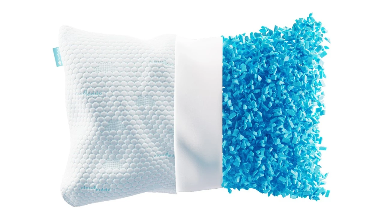 Cloudkiddo Blauw/Wit Ice Silk – Verstelbaar Meegroeikussen voor Kinderen 4 Cloudkiddo Blauw/Wit Ice Silk – Verstelbaar Meegroeikussen voor Kinderen - Afbeelding 2