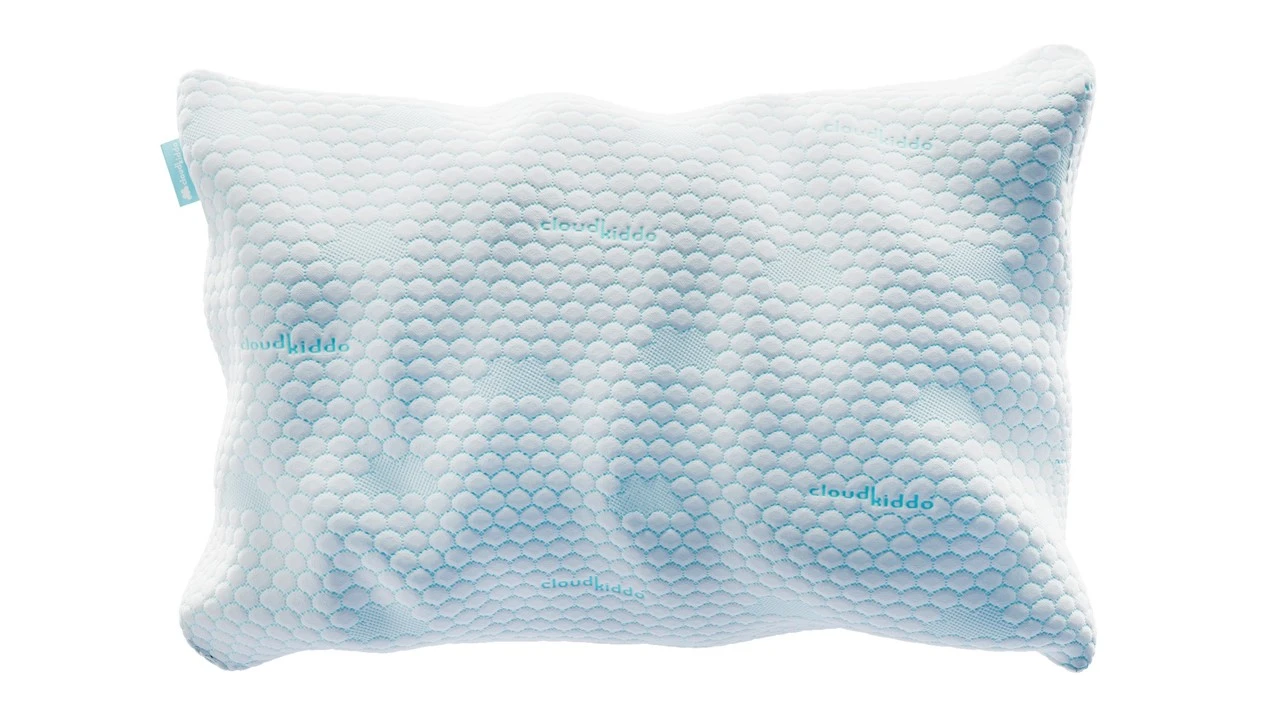 Cloudkiddo Blauw/Wit Ice Silk – Verstelbaar Meegroeikussen voor Kinderen 3 Cloudkiddo Blauw/Wit Ice Silk – Verstelbaar Meegroeikussen voor Kinderen