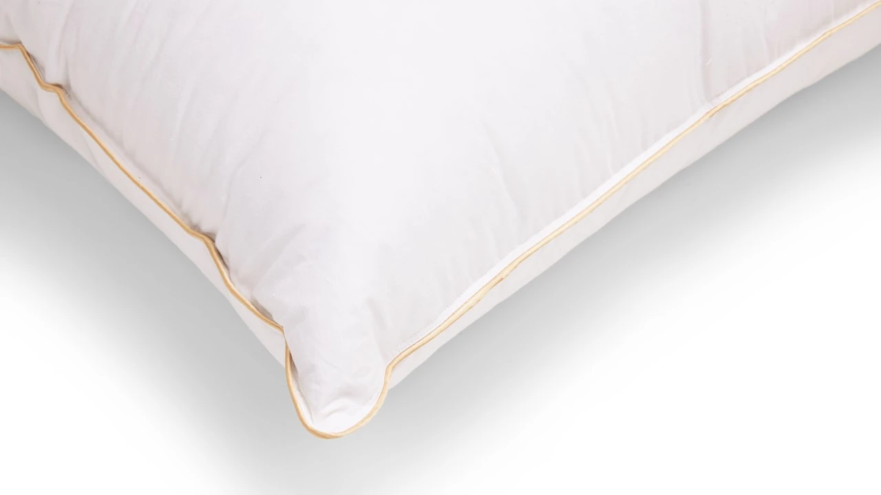 Karlsson Hoofdkussen Gold - Luxe 3-Kamer Donzen Kussen - 90% Eendendons & Katoen Perkal 5 Karlsson Hoofdkussen Gold - Luxe 3-Kamer Donzen Kussen - 90% Eendendons & Katoen Perkal - Afbeelding 3