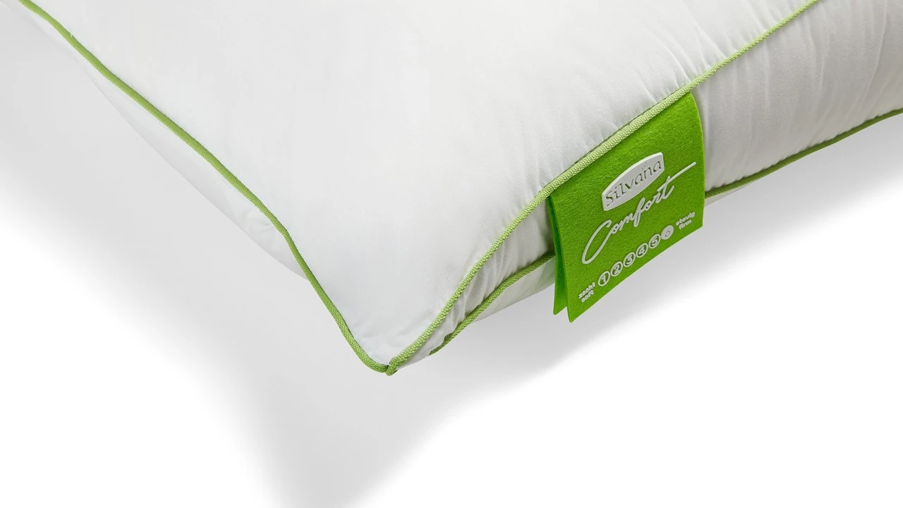 Silvana Comfort Groen Hoofdkussen - Extra Stevig & Synthetisch - Hardheid 6/6 6 Silvana Comfort Groen Hoofdkussen - Extra Stevig & Synthetisch - Hardheid 6/6 - Afbeelding 4