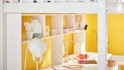 Flexworld Hoogslaper Kris Wit - Massief Grenenhout Kinderbed met Spijlen en Trap -Beter Bed Winkel Hoogslaper Kris wit 2