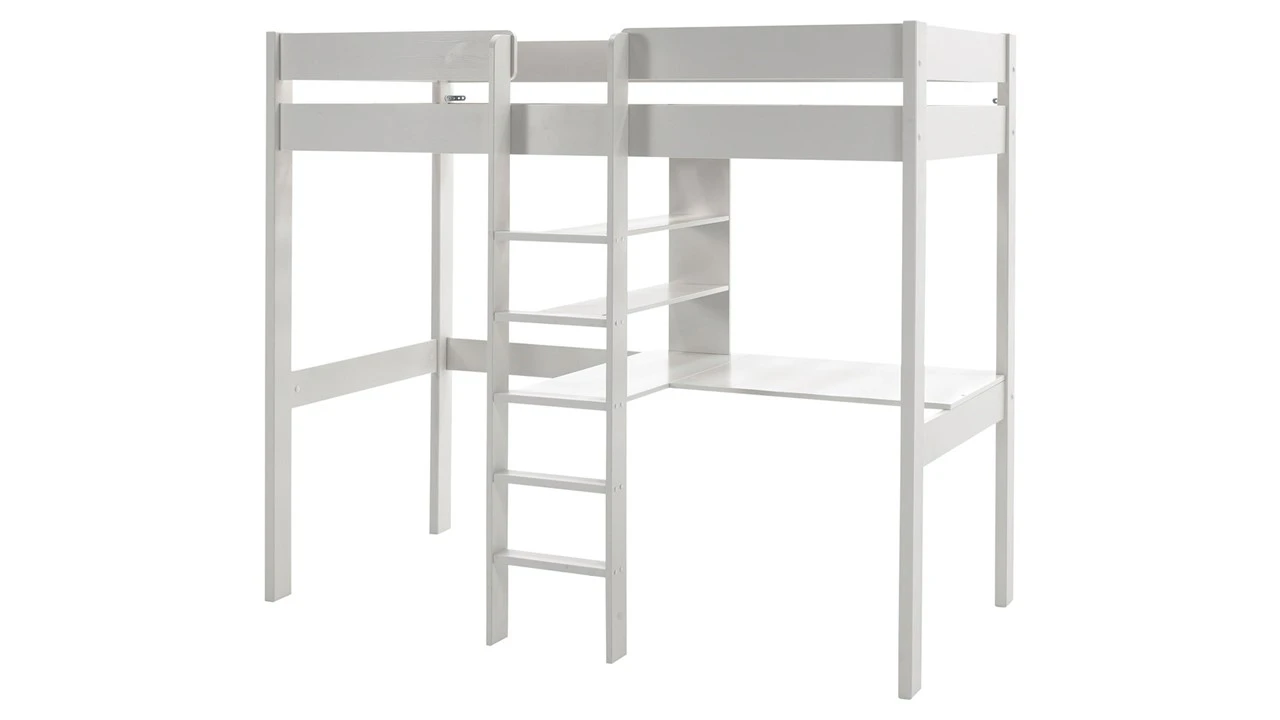 Vipack Pino Hoogslaper met Slaapbank, Bureau en Opbergruimte - Massief Grenenhout 7 Vipack Pino Hoogslaper met Slaapbank, Bureau en Opbergruimte - Massief Grenenhout - Afbeelding 5