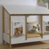 Vipack Huisbed 05 Wit Grenen & MDF – Cottage Design Kinderbed -Beter Bed Winkel Huisbed 05 wit