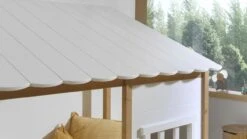 Vipack Huisbed 05 Wit Grenen & MDF – Cottage Design Kinderbed -Beter Bed Winkel Huisbed 05 wit 3