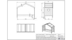 Huisbed Amori Wit met Hartjesdetail - Scandinavisch Grenen Kinderbed 90x200 -Beter Bed Winkel Huisbed Amori wit 4