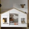 Vipack Huisbed Babs 90 Wit & Grenen – Cottage Kinderbed met Dak en Venster 1 Vipack Huisbed Babs 90 Wit & Grenen – Cottage Kinderbed met Dak en Venster -Beter Bed Winkel Huisbed Babs 90 wit