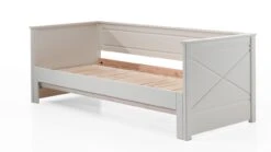 Vipack Pino Uitschuifbaar Kajuitbed Wit - Massief Grenenhout Multifunctioneel Kinderbed -Beter Bed Winkel Kajuitbed uitschuifbaar Pino wit 3