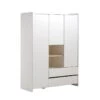 Vipack Kiddy Kinderkledingkast - Wit met Massief Grenen - 3 Deuren en 2 Laden Scandi Design 1 Vipack Kiddy Kinderkledingkast - Wit met Massief Grenen - 3 Deuren en 2 Laden Scandi Design -Beter Bed Winkel Kast Kiddy 3deuren en 2 laden 2