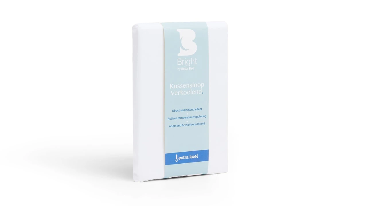 B Bright Extra Koel Verkoelend Kussensloop β PCM Technologie & Bamboe β 60x70 cm 6 B Bright Extra Koel Verkoelend Kussensloop β PCM Technologie & Bamboe β 60x70 cm - Afbeelding 4