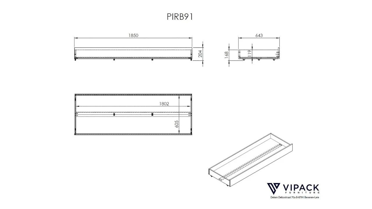 Vipack Pino Lade voor Kajuitbed Uitschuifbaar Wit - Massief Grenenhout Opberglade 5 Vipack Pino Lade voor Kajuitbed Uitschuifbaar Wit - Massief Grenenhout Opberglade - Afbeelding 3