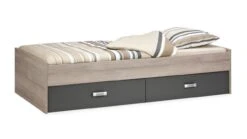 Ladenset Pep – Set van 2 Bedladen op Wielen – Eikenlook -Beter Bed Winkel Ladenset Pep donkergrijs 1
