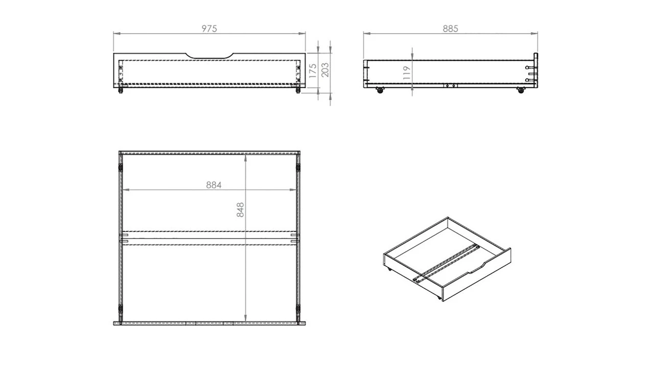 Pino/Scott Ladenset (2 stuks) β Grenenhout Bedladen voor Extra Opbergruimte 4 Pino/Scott Ladenset (2 stuks) β Grenenhout Bedladen voor Extra Opbergruimte - Afbeelding 2