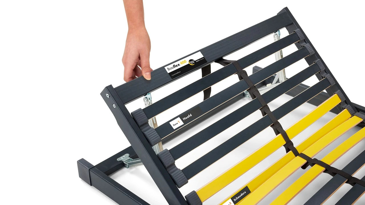 Beter Bed Basic Bossflex 400 Handverstelbare Lattenbodem – Beukenhout met Comfortzones 8 Beter Bed Basic Bossflex 400 Handverstelbare Lattenbodem – Beukenhout met Comfortzones - Afbeelding 6