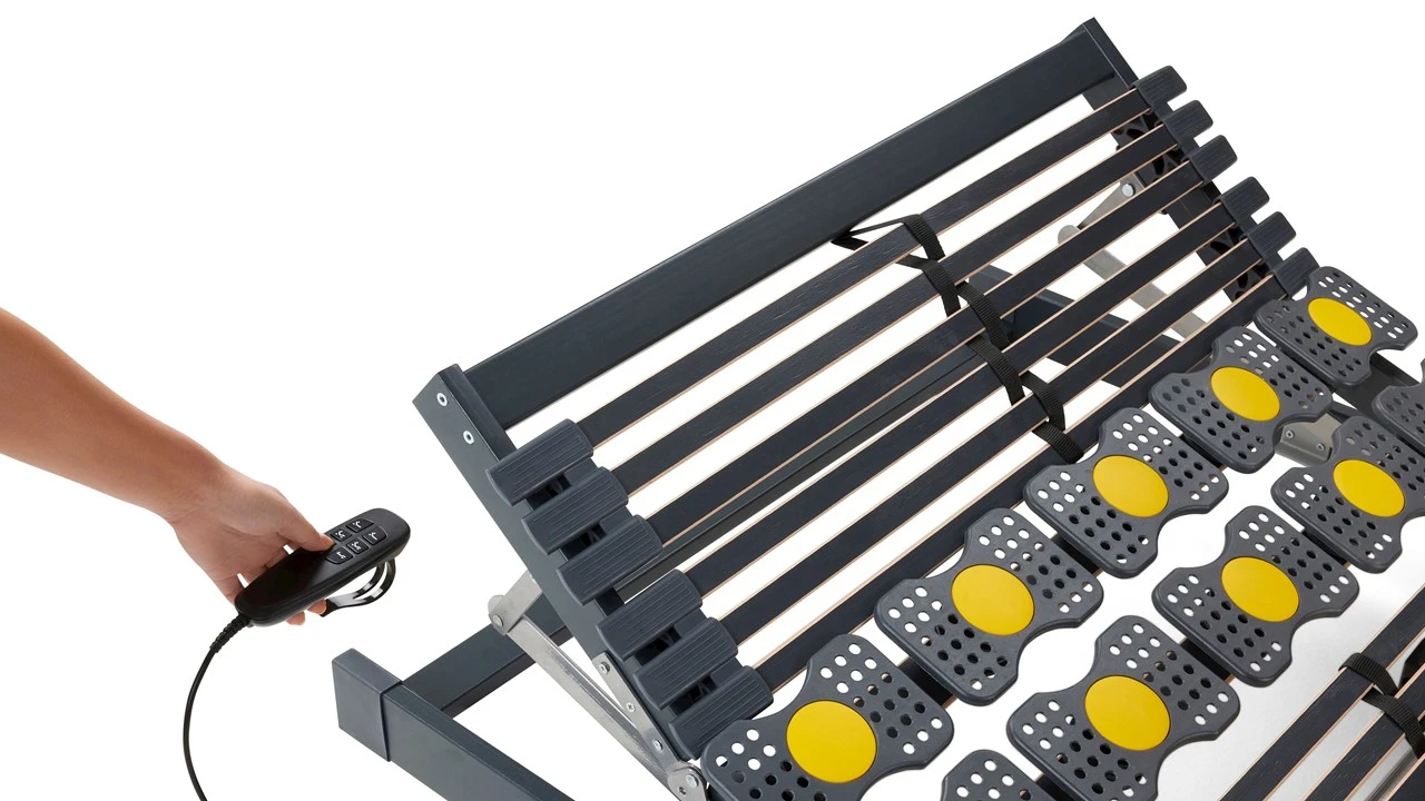 Beter Bed Basic Bossflex 600 Deluxe Elektrisch Verstelbare Lattenbodem – Draadloos met Extra Schoudercomfort 5 Beter Bed Basic Bossflex 600 Deluxe Elektrisch Verstelbare Lattenbodem – Draadloos met Extra Schoudercomfort - Afbeelding 3