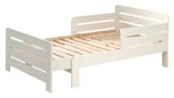 Jumper Meegroeibed Wit Grenenhout – Inclusief Matras 140+60 cm Set -Beter Bed Winkel Meegroeibed Jumper met matras 140 60 cm wit