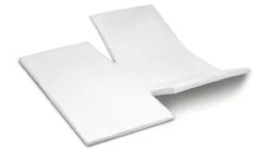 Cinderella Molton Jersey Dubbele Splittopper – Wit Rekbaar Jersey Matrasbeschermer