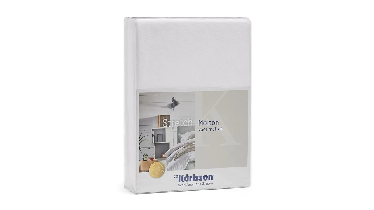 Karlsson Molton Matrasbeschermer - 80% Katoen - Ventilerend & Vochtregulerend 8 Karlsson Molton Matrasbeschermer - 80% Katoen - Ventilerend & Vochtregulerend - Afbeelding 6