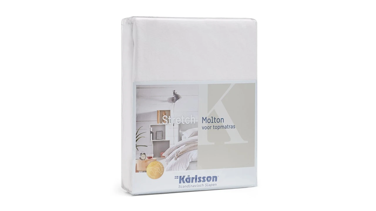 Karlsson Molton Topper Hoeslaken - Vochtabsorberende Matrasbeschermer voor Topmatras 7 Karlsson Molton Topper Hoeslaken - Vochtabsorberende Matrasbeschermer voor Topmatras - Afbeelding 5