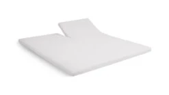 Beter Bed Select Molton Splittopmatras – 100% Katoen Wit – Luxe Splittopper Beschermer