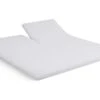 Kayori Wit Biologisch Katoen Stretch – Splittopper Molton Hoeslaken (90cm Split)