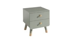 Vipack Billy Kinderbed Set Grijs – Retro Bed met Nachtkast en Goudkleurige Poten 7 Vipack Billy Kinderbed Set Grijs – Retro Bed met Nachtkast en Goudkleurige Poten -Beter Bed Winkel Nachtkast Billy