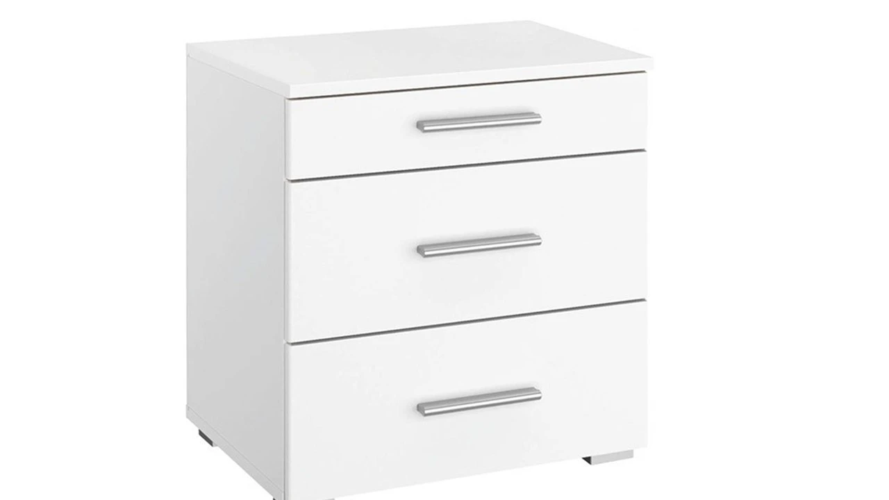 Butiken Nachtkast - Tijdloos Minimalistisch Design met 3 Laden 3 Butiken Nachtkast - Tijdloos Minimalistisch Design met 3 Laden