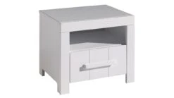 Vipack Erik Nachtkastje Wit – Tijdloos Kinderkamer Meubel met Lade