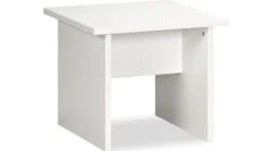 Nachtkast Jesse Wit – Minimalistisch Symmetrisch Design Bijzetkastje