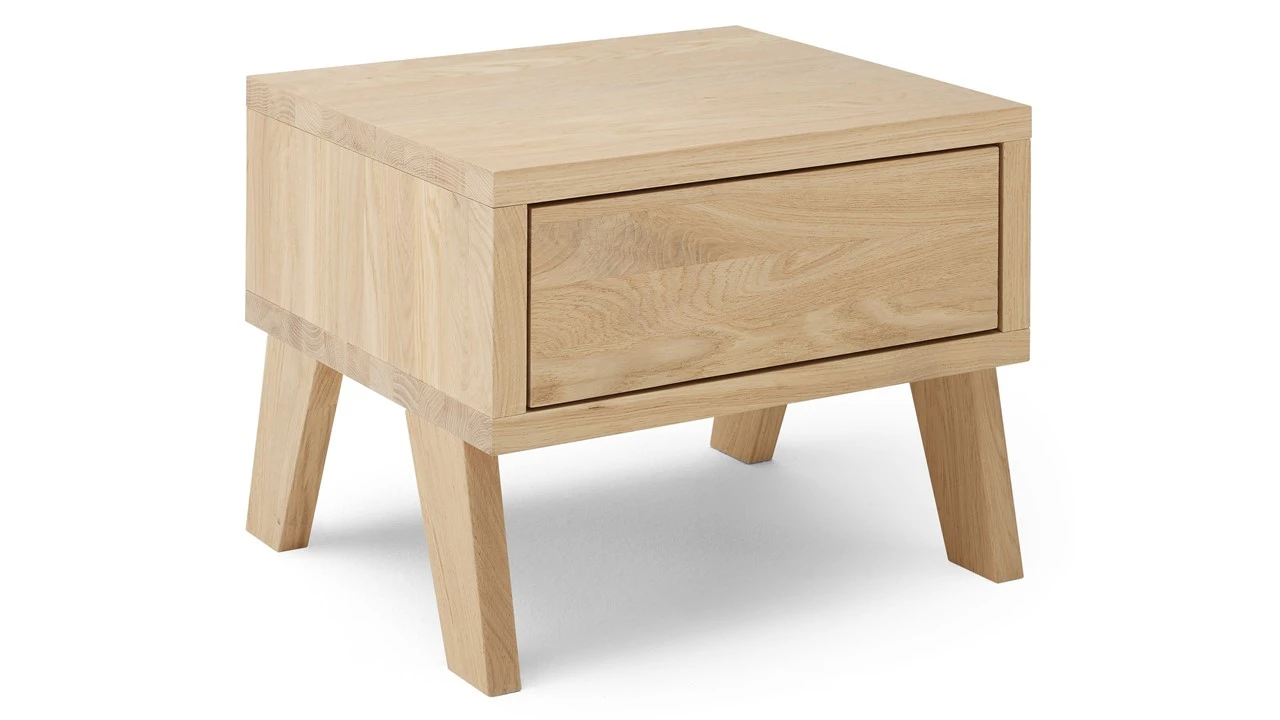 Karlsson Skogar Massief Eiken Nachtkast – Natuurlijk Eiken met Soft-Close Lade 3 Karlsson Skogar Massief Eiken Nachtkast – Natuurlijk Eiken met Soft-Close Lade