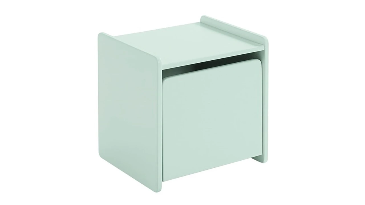 Vipack Bed Kiddy Wit & Grenenhout - Inclusief Nachtkast en Uitvalbeveiliging - Kinderbed 90x200 5 Vipack Bed Kiddy Wit & Grenenhout - Inclusief Nachtkast en Uitvalbeveiliging - Kinderbed 90x200 - Afbeelding 3