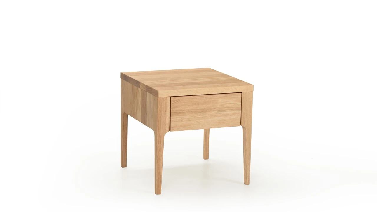 Karlsson Nachtkast Sky Eiken - Modern Bedkastje met Lade - 40x42x40 cm 3 Karlsson Nachtkast Sky Eiken - Modern Bedkastje met Lade - 40x42x40 cm