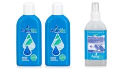 Biologische Waterbed Onderhoudsset – 2x Conditioner & 1x Vinylreiniger (140ml)