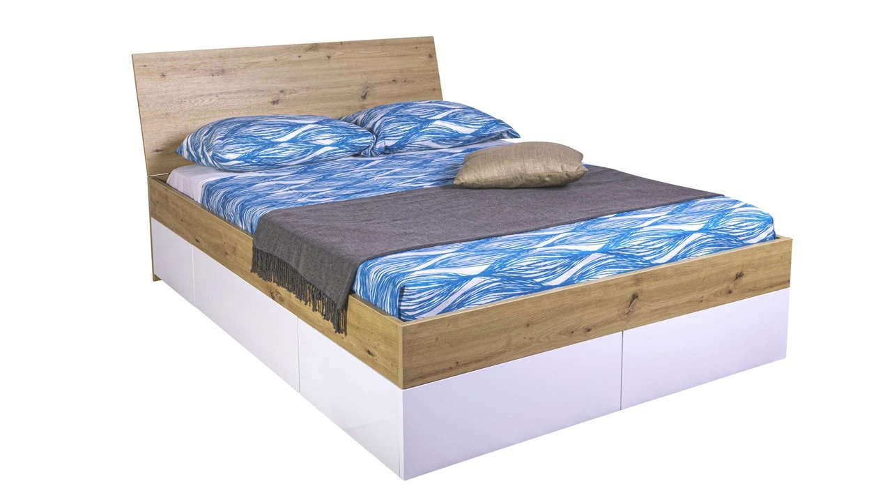 Opbergbed Mundi Wit met 4 Laden β Duurzaam Twijfelaar Bed voor Extra Opbergruimte 3 Opbergbed Mundi Wit met 4 Laden β Duurzaam Twijfelaar Bed voor Extra Opbergruimte