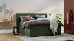 Pearl Opbergboxspring Vlak - Met Opbergruimte & HR Topmatras -Beter Bed Winkel Opbergboxspring Pearl vlak met gestoffeerd matras hunter 2