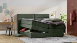 Pearl Opbergboxspring Vlak - Met Opbergruimte & HR Topmatras