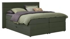 Pearl Opbergboxspring Vlak - Met Opbergruimte & HR Topmatras -Beter Bed Winkel Opbergboxspring Pearl vlak met gestoffeerd matras hunter 5