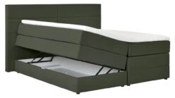 Pearl Opbergboxspring Vlak - Met Opbergruimte & HR Topmatras -Beter Bed Winkel Opbergboxspring Pearl vlak met gestoffeerd matras hunter 9