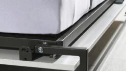 Opklapbed Albero Wit – Ruimtebesparend Wandbed inclusief Lattenbodem -Beter Bed Winkel Opklapbed Albero met bovenbouw