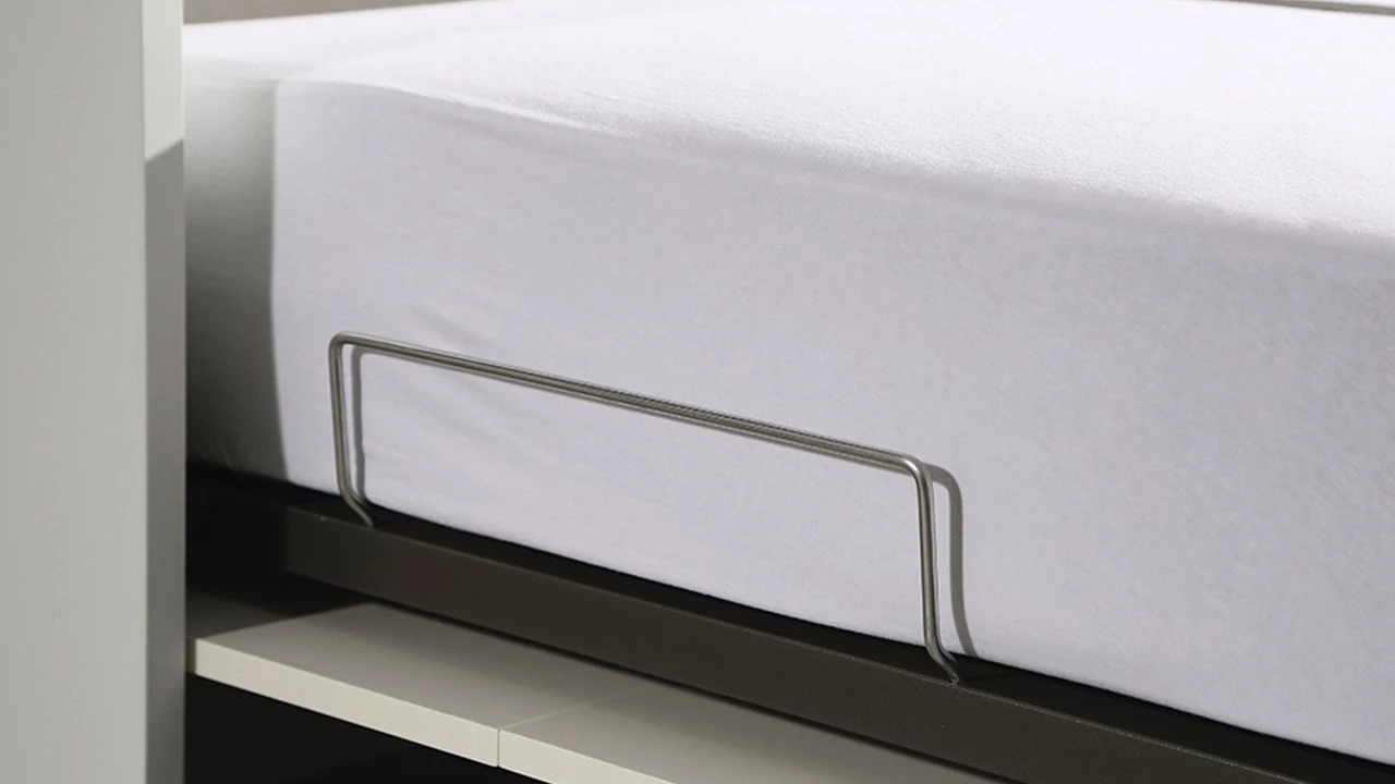 Albero Opklapbed Met Bovenbouw - Modern Verticaal Wandbed met Extra Opbergruimte 6 Albero Opklapbed Met Bovenbouw - Modern Verticaal Wandbed met Extra Opbergruimte - Afbeelding 4