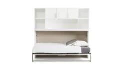 Albero Opklapbed Met Bovenbouw Wit - Ruimtebesparend Verticaal Wandbed 19 Albero Opklapbed Met Bovenbouw Wit - Ruimtebesparend Verticaal Wandbed -Beter Bed Winkel Opklapbed Albero met bovenbouw wit 3