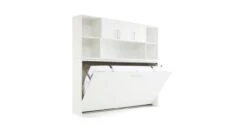 Albero Opklapbed Met Bovenbouw Wit - Ruimtebesparend Verticaal Wandbed 23 Albero Opklapbed Met Bovenbouw Wit - Ruimtebesparend Verticaal Wandbed -Beter Bed Winkel Opklapbed Albero met bovenbouw wit 7