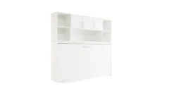 Albero Opklapbed Met Bovenbouw Wit - Ruimtebesparend Verticaal Wandbed 25 Albero Opklapbed Met Bovenbouw Wit - Ruimtebesparend Verticaal Wandbed -Beter Bed Winkel Opklapbed Albero met bovenbouw wit 9